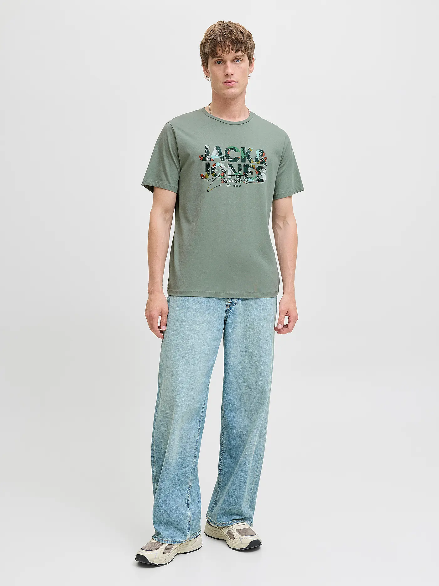 JACK & JONES | T-Shirt JJGEPLAS | hellgrün